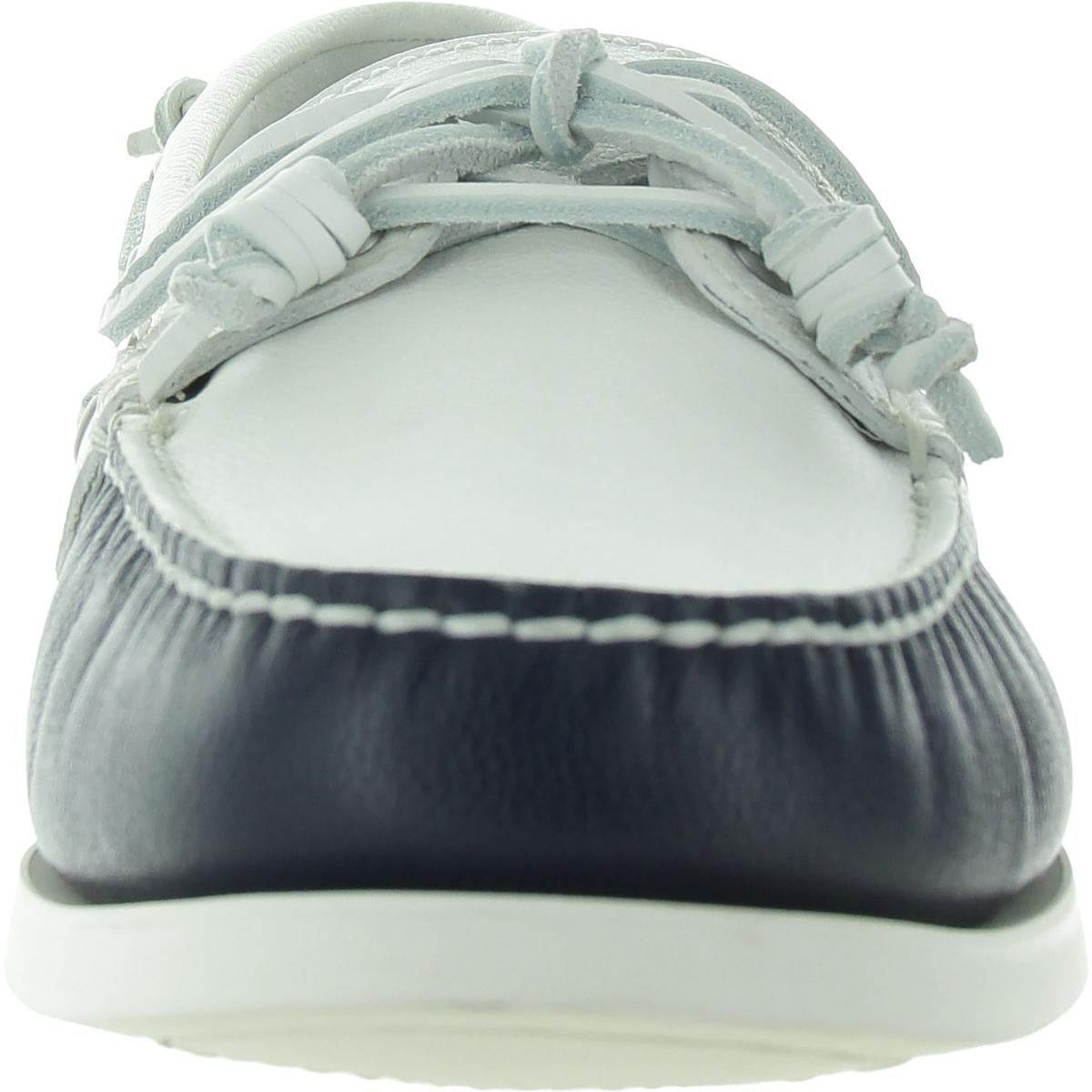 Mens Lace-Up Leather Driving Moccasins