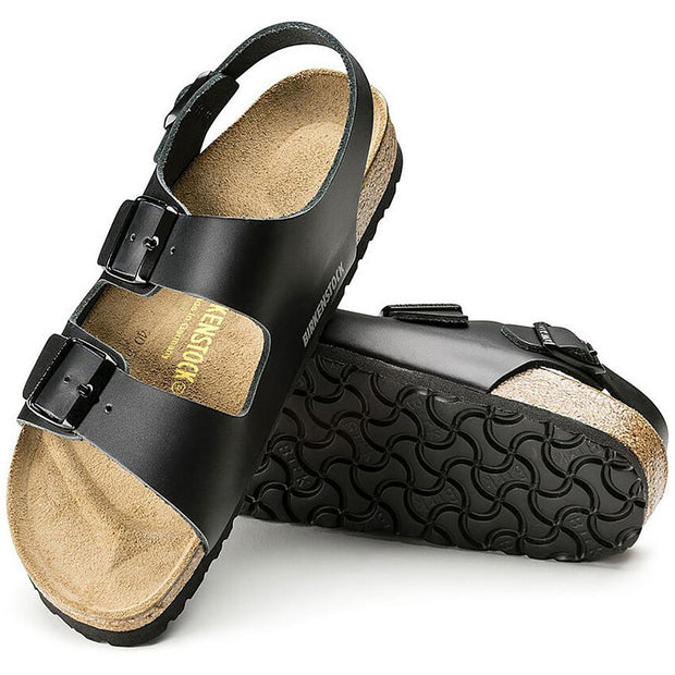 Milano Mens Leather Cork Slide Sandals