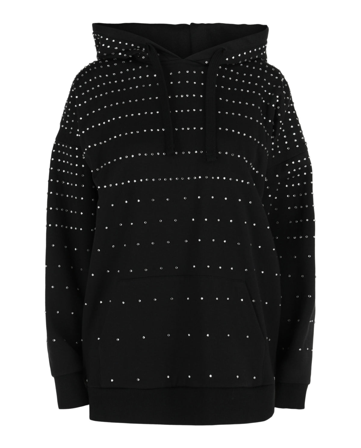 Valentino Valentino Womens All-Over Crystal-Embellished Hoodie