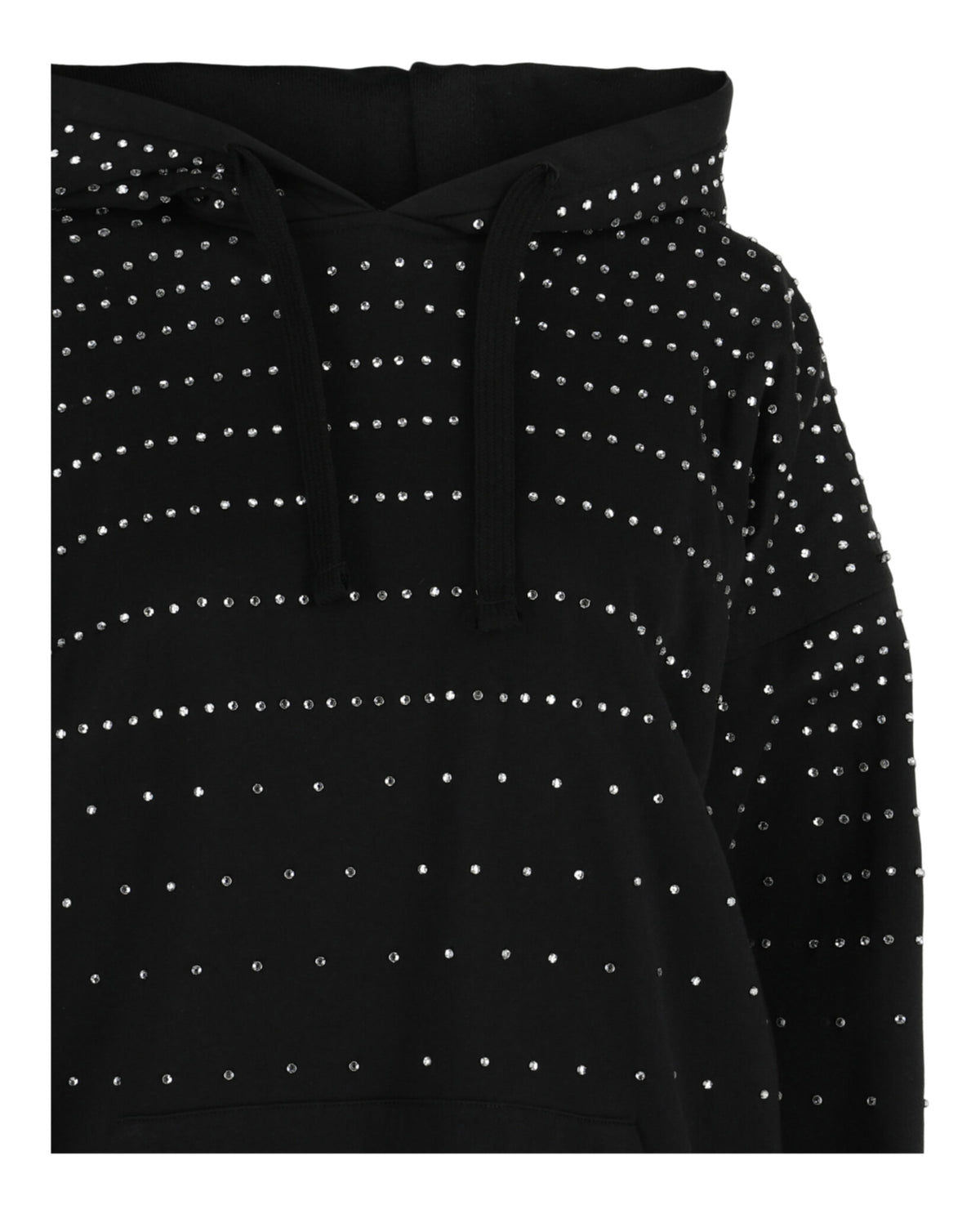 Valentino Valentino Womens All-Over Crystal-Embellished Hoodie