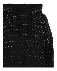 Valentino Valentino Womens All-Over Crystal-Embellished Hoodie
