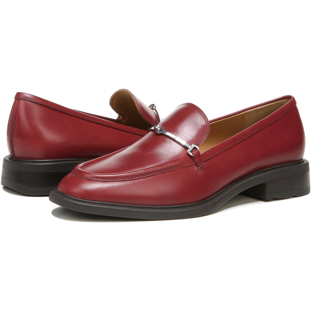 Eda Womens Leather Slip On Loafers14
