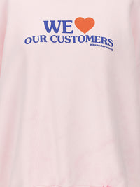Alexander Wang Women 'We Love Our Customers' Sweatshirt