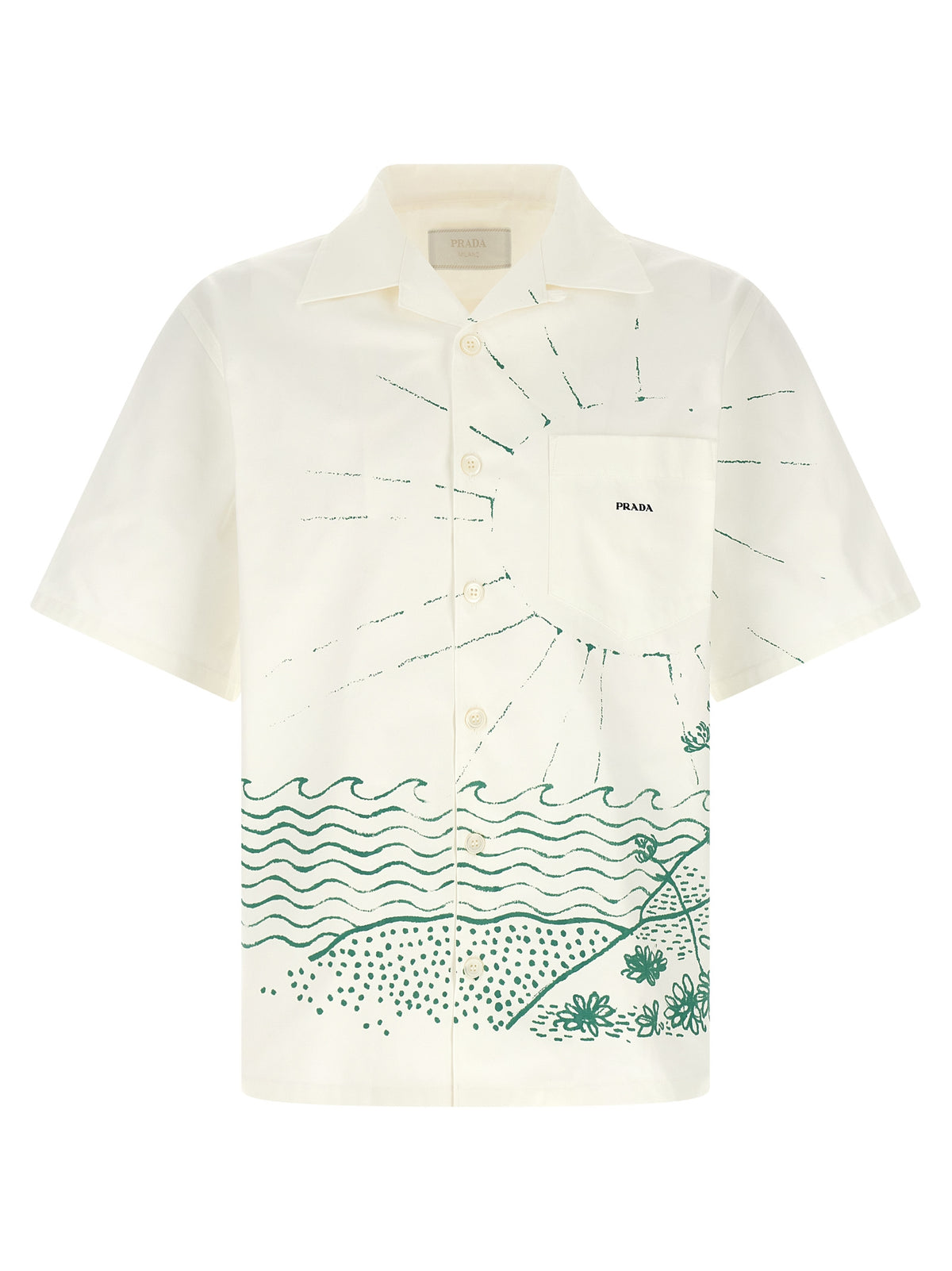 PRADA Prada Men 'Cabin' Bowling Shirt