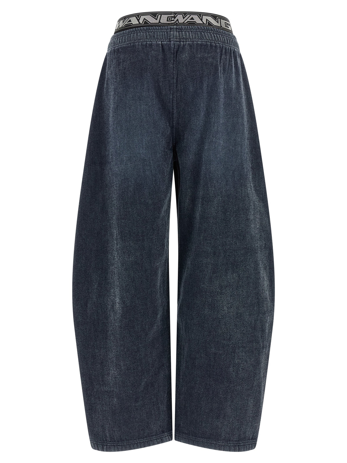 Alexander Wang Women Denim Pants With Elastic Waistband