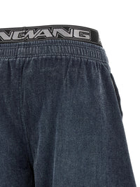 Alexander Wang Women Denim Pants With Elastic Waistband