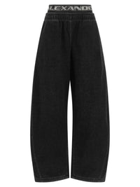 Alexander Wang Women Denim Pants With Elastic