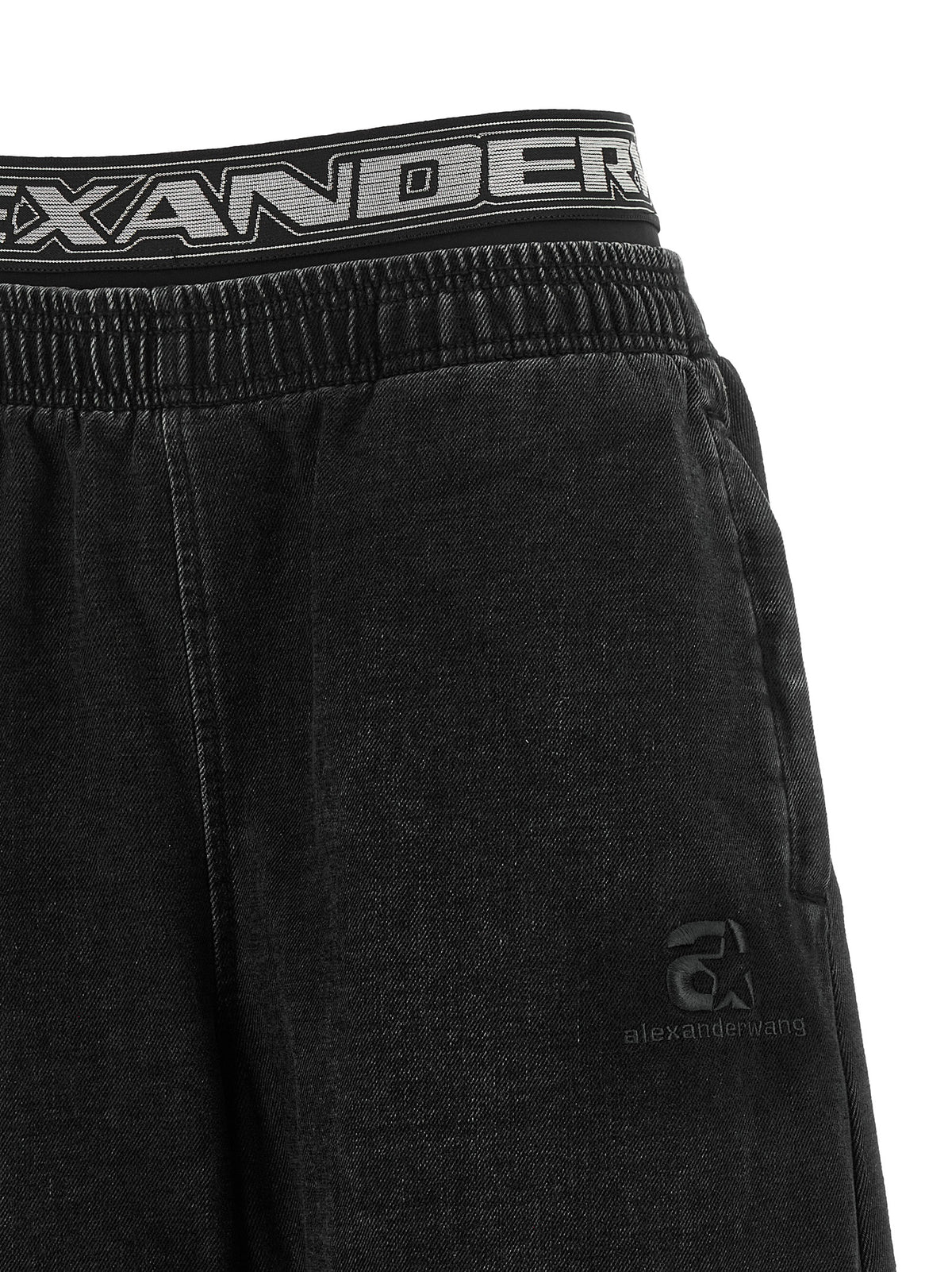 Alexander Wang Women Denim Pants With Elastic