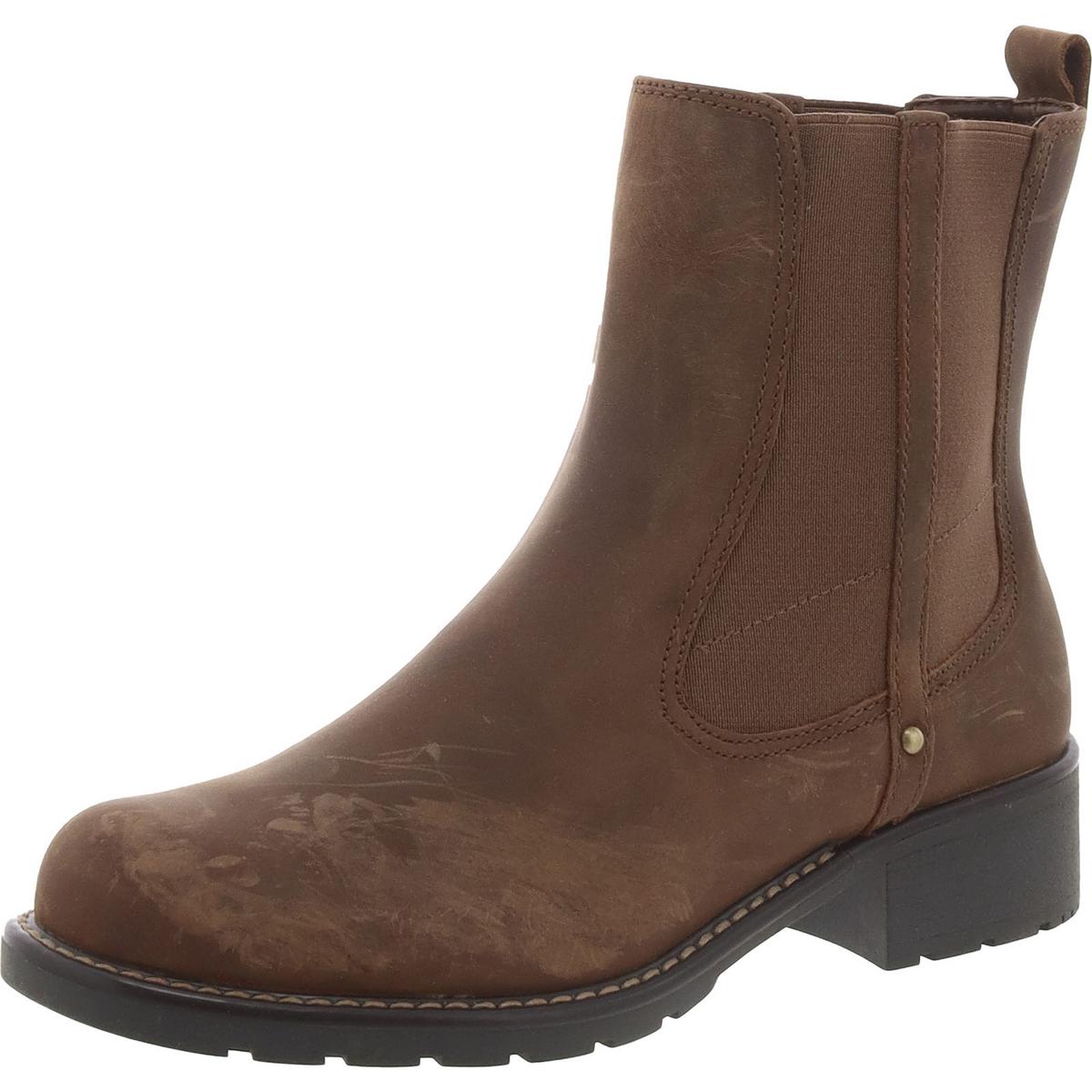 Orinoco Club Womens Leather Pull On Ankle Boots