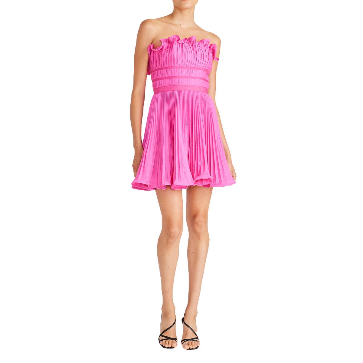 Womens Boning Recycled Polyester Mini Dress Rosey