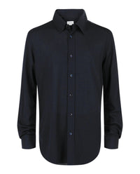 Brioni Mens Waffle Knit Button-Up Shirt