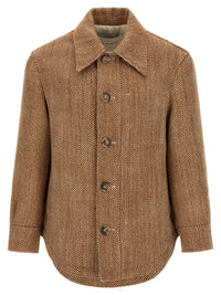 AMI PARIS Ami Paris Women Chevron Wool Overshirt
