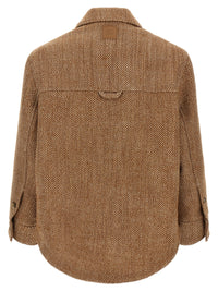 AMI PARIS Ami Paris Women Chevron Wool Overshirt