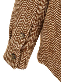 AMI PARIS Ami Paris Women Chevron Wool Overshirt