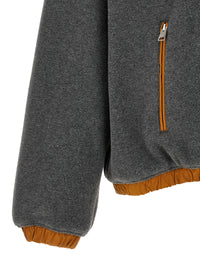 Ami Paris Unisex Orange Grey Vareuse Sweatshirt