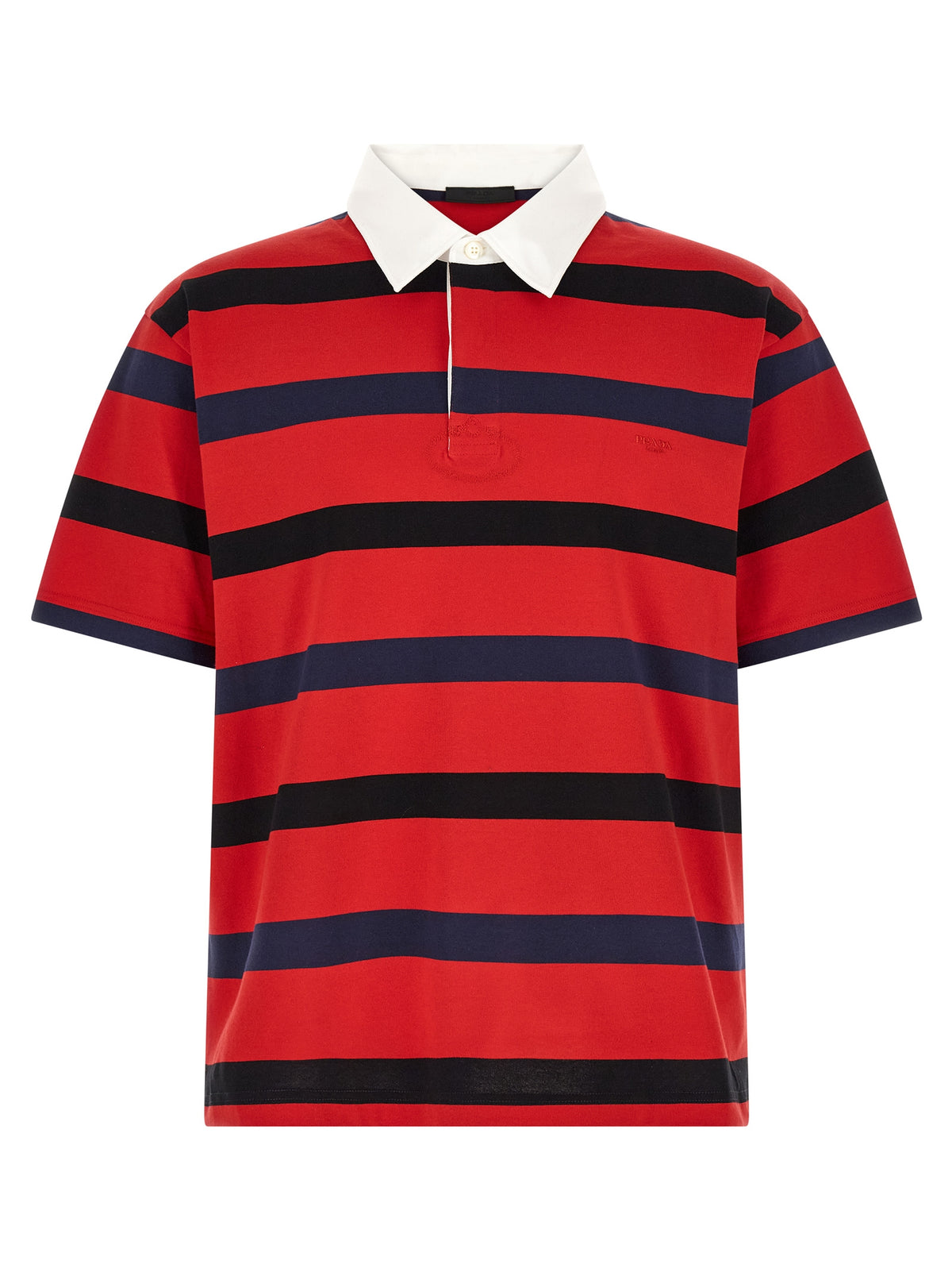 PRADA Prada Men Striped Polo Shirt