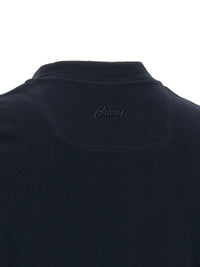 Brioni Men Logo Embroidery T-Shirt
