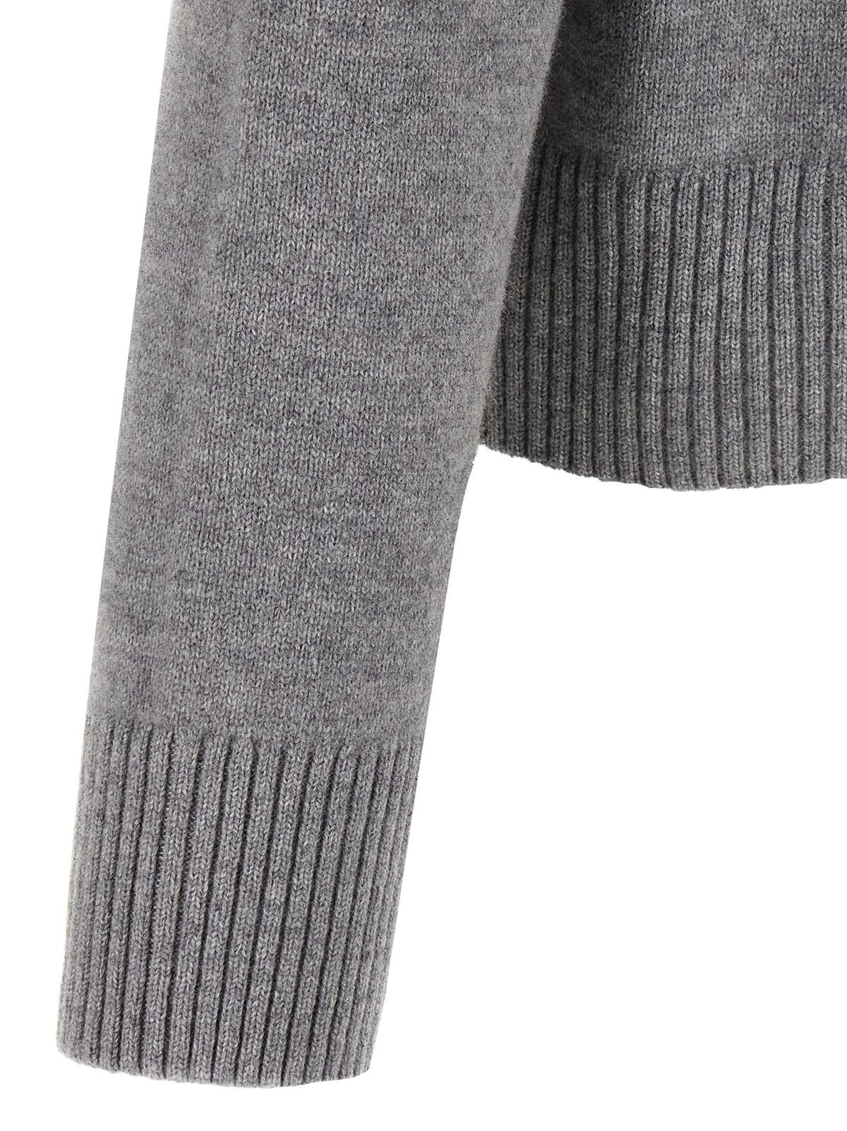 Ami Paris Men Puff Logo Patch Sweater