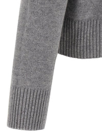 Ami Paris Men Puff Logo Patch Sweater