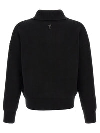 Ami Paris Men 'Ami De Cœur' Patch Sweater