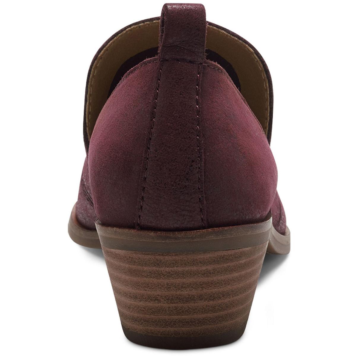 Mahzan Womens Comfort Insole Slip On Loafer Heels