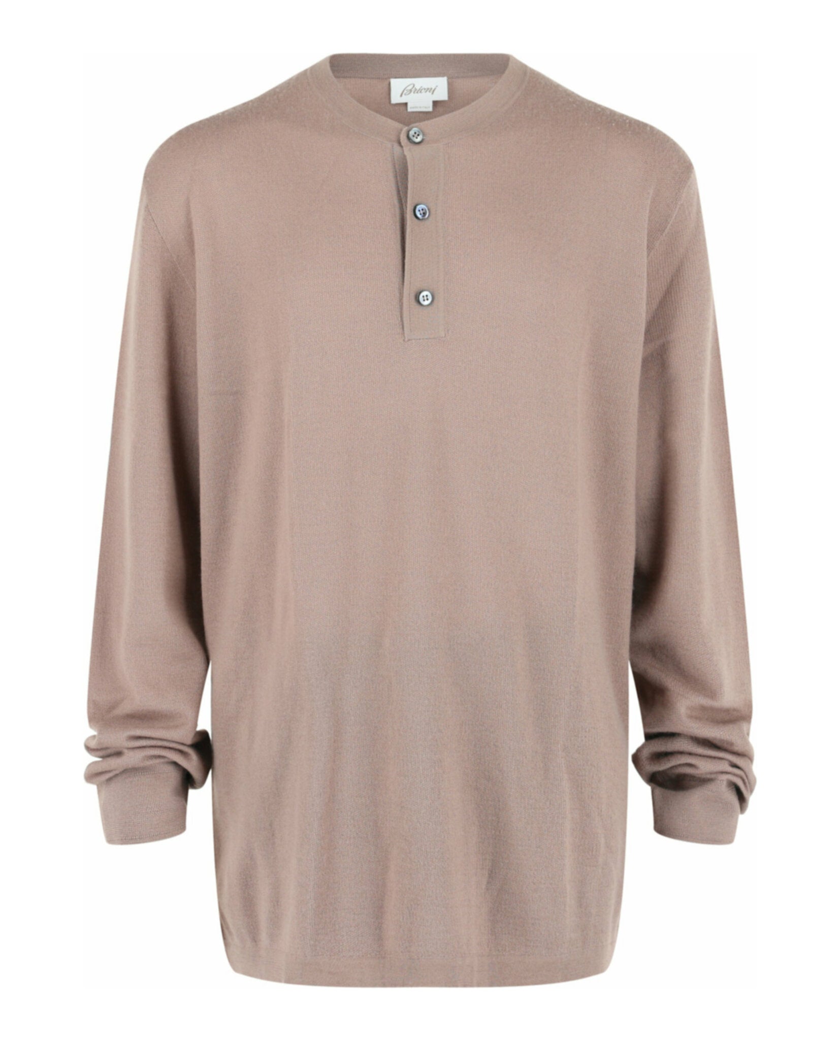Brioni Mens Cashmere Henley Sweater