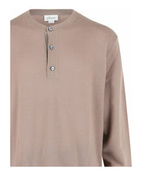 Brioni Mens Cashmere Henley Sweater