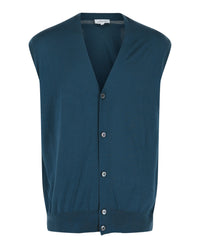 Brioni Mens Wool Button Front Vest