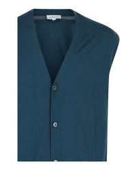 Brioni Mens Wool Button Front Vest