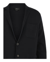 Brioni Mens Single-Breasted Jersey Blazer
