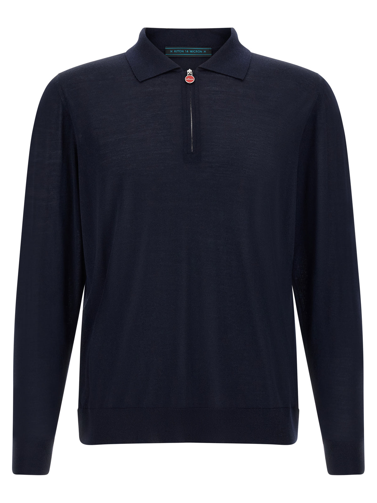 Kiton Men Wool Polo Shirt 14 Microns