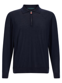 Kiton Men Wool Polo Shirt 14 Microns