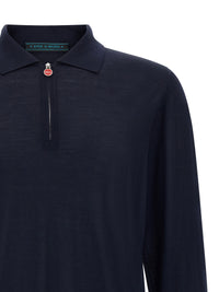 Kiton Men Wool Polo Shirt 14 Microns