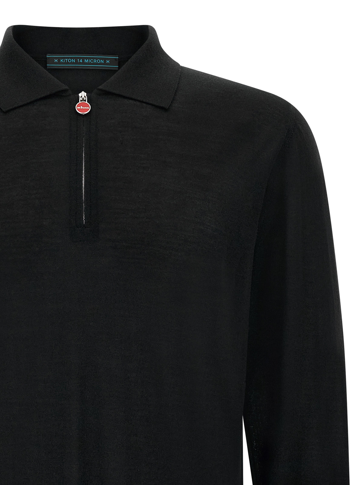 Kiton Men Wool Polo Shirt 14 Microns