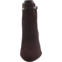 Berry 2 Womens Faux Suede Block Heel Ankle Boots