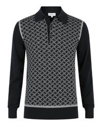Brioni Mens Long Sleeve Polo