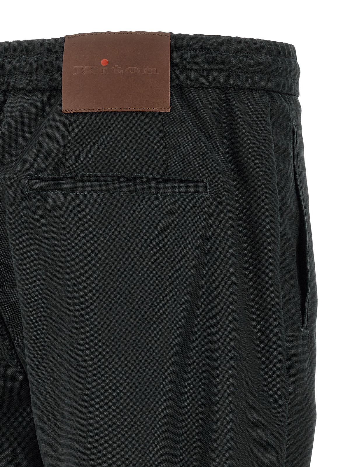 KITON Kiton Men Red Button Pants