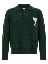 Ami Paris Men 'Ami De Coeur' Polo Shirt