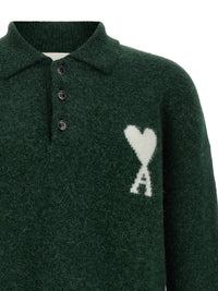 Ami Paris Men 'Ami De Coeur' Polo Shirt