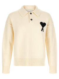 AMI PARIS Ami Paris Men 'Ami De Coeur' Polo Shirt
