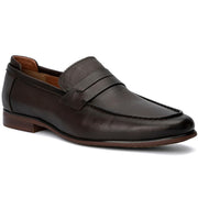 Thomas Mens Leather Round Toe Loafers