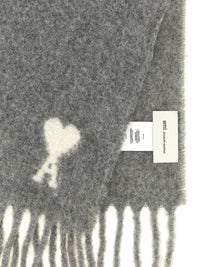 AMI PARIS Ami Paris Unisex Adc Logo Scarf And Fringes
