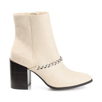 Monicco Womens Chain Ankle Boots