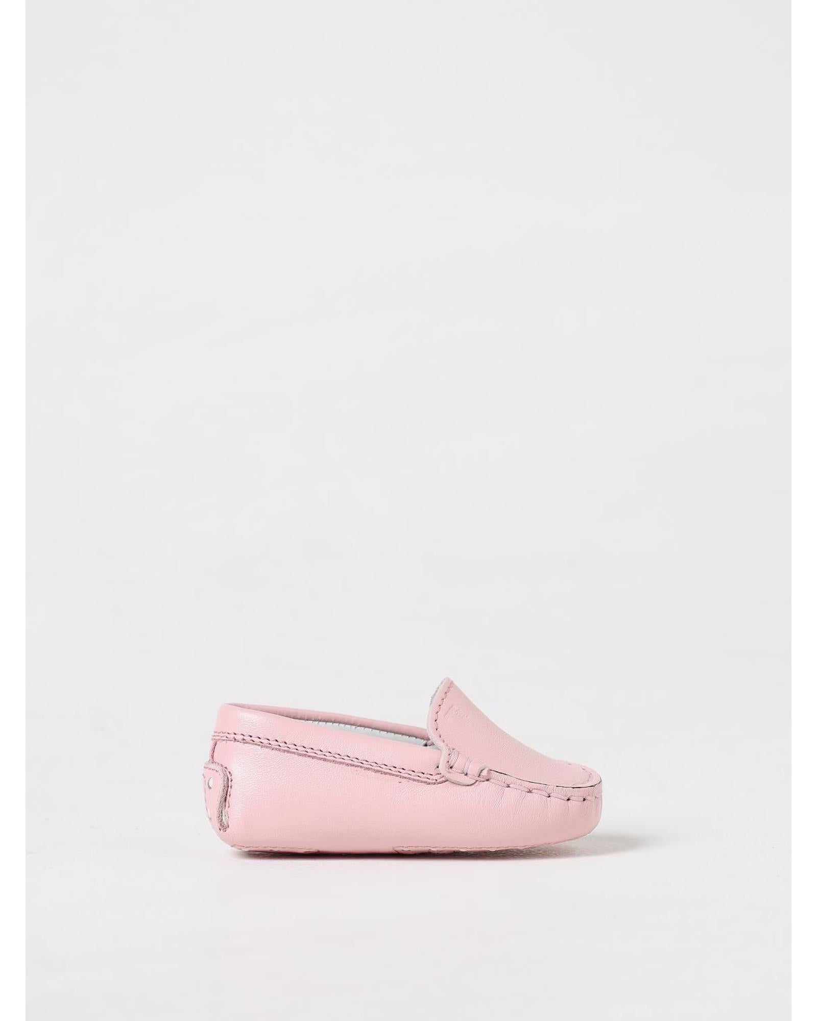 Tod's Baby Driving Shoes Slipon Loafer Kids Pink
