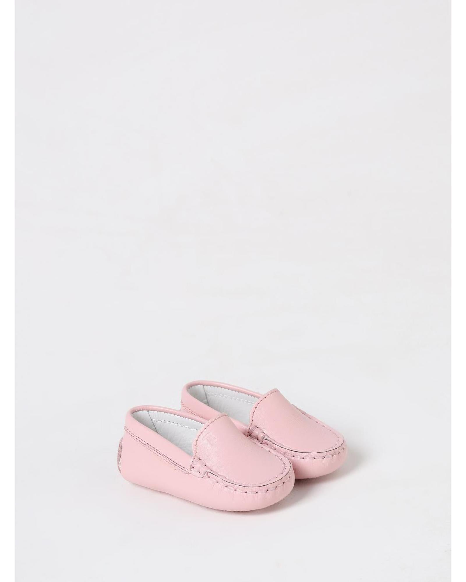 Tod's Baby Driving Shoes Slipon Loafer Kids Pink