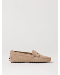 Tod's Gommino Suede Loafers Driving Shoes Kids Beige