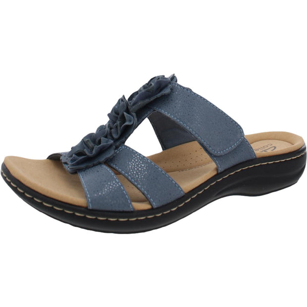 Laurieann Judi Womens Comfort Insole Adjustable Flat Sandals