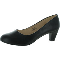 Luu Womens Cushioned Footbed Closed Toe Dress Heels 8 Medium Black