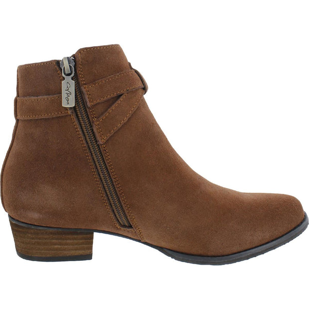 Laura Womens Zipper Round Toe Ankle Boots