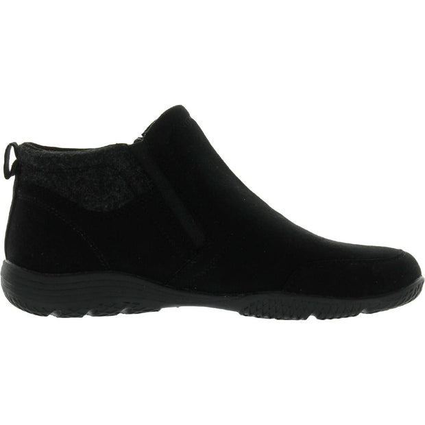 Balsim2 Womens Faux Suede Flat Ankle Boots